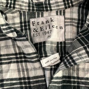 Frank& Eileen Barry flannel shirt woman’s